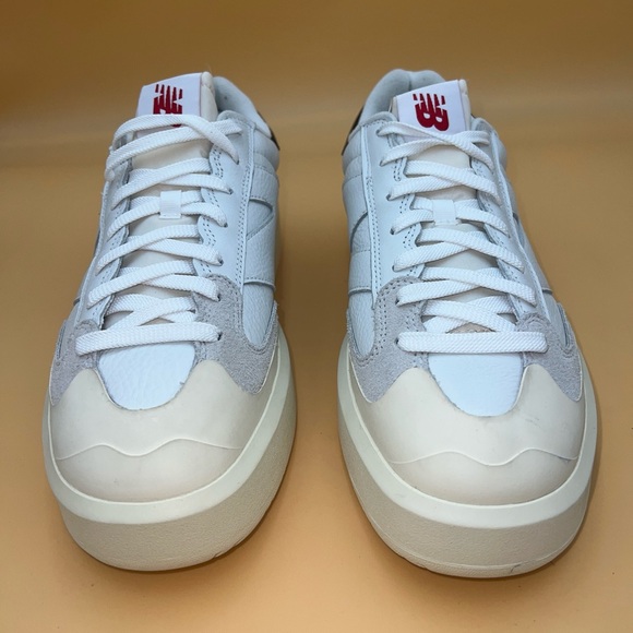 New Balance CT302 Leather Casual Sneaker White Cream Size 12 NEW without Box - Picture 7 of 8